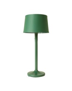 Ridge Crossing Floor Lamp With A Plain Fabric Shade - Green
