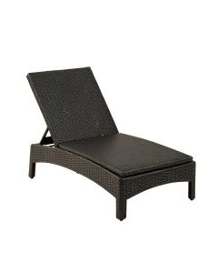 Moss Branch Outdoor Lounge Chair - Black (synthetic illustration; no displayed measurements)