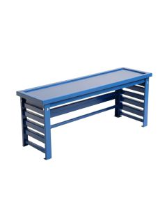 Cedar Branch Narrow Outdoor Storage Bench - Blue