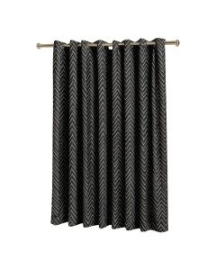 Wayfair Basics Chevron Blackout Thermal Grommet Single Curtain Panel