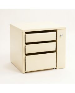 Dawn Dell Small-Parts Storage Drawer Cabinet - Cream (synthetic illustration; no displayed measurements)