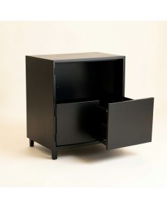 Briar Arc Freestanding Pull-Out Hamper Cabinet (synthetic illustration; no displayed measurements)