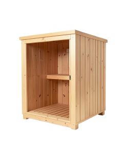 Logan Single Person Indoor Traditional Steam Sauna In Cedar
