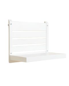 Alder Crossing Wall-Mounted Entryway Organizer Shelf - White