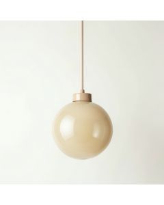 Juniper Crossing Pendant Light Suspended From One Plain Cable - Beige (synthetic illustration; no displayed measurements)