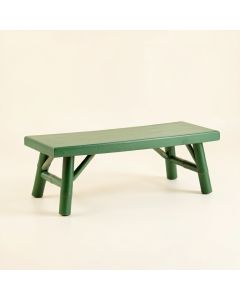 Field Edge Indoor Bench - Green (synthetic illustration; no displayed measurements)