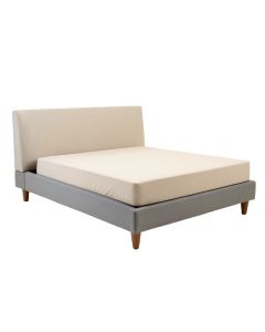 Britten Mid-Century Modern Upholstered Platform Bed