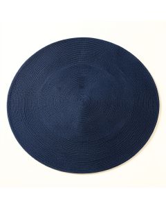 Summit Bluff Round Area Rug - Navy (synthetic illustration; no displayed measurements)