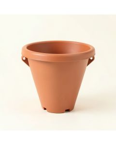Brook Bridge Empty Railing Planter With Integral Brackets - Terracotta (synthetic illustration; no displayed measurements)