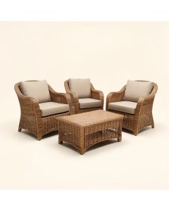 Guthrie 3 Pieces Patio Set Outdoor Wicker Patio Furniture Sets Modern Set (synthetic illustration; no displayed measurements)