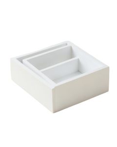 Willow Bend Empty Pantry Drawer Organizer Insert - White (synthetic illustration; no displayed measurements)