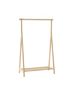 Summit Arc Empty Garment Rack - Beige (synthetic illustration; no displayed measurements)