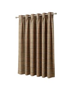 Belgr Country Plaid Room Darkening Rod Pocket Singe Curtain Panel