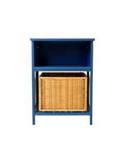 Harbor Bridge Freestanding Pull-Out Hamper Cabinet - Blue (synthetic illustration; no displayed measurements)