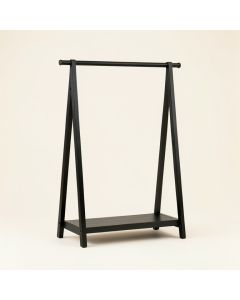 Ridge Bend Empty Garment Rack - Black (synthetic illustration; no displayed measurements)
