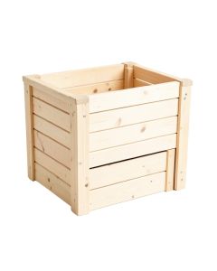 Pine Arc Closed Garden Compost Bin - Ivory