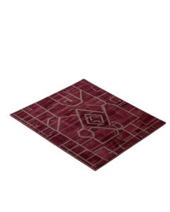 Toomsboro Geometric Burgundy Area Rug (synthetic illustration; no displayed measurements)