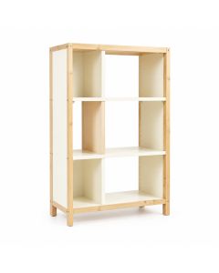 Pine Canyon Freestanding Bookcase - Cream