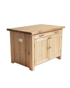 Haslingden Kitchen Island With Butcher Block Top