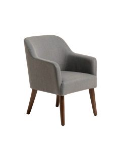 Upholstered Parsons Chair In , Gray (synthetic illustration; no displayed measurements)