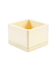 Slate Branch Empty Raised Planter - Ivory (synthetic illustration; no displayed measurements)