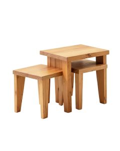 Nickolas Teak 2 Piece Nesting Tables