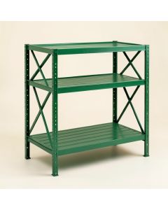 River Crest Empty Seed-Starting Shelving Unit Without Lights - Green (synthetic illustration; no displayed measurements)