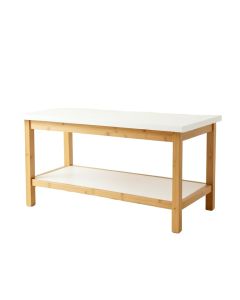 Spruce Crest Empty Workshop Workbench - White (synthetic illustration; no displayed measurements)