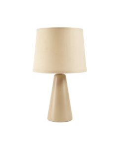 Summit Dale Table Lamp With A Plain Fabric Shade - Beige