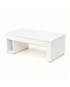 Alder Bluff Desktop Monitor Riser - White (synthetic illustration; no displayed measurements)
