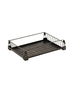 Wren Canyon Empty Under-Desk Cable Tray - Black