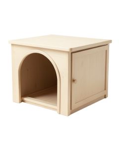 Fern Edge Empty Furniture-Style Litter Enclosure - Beige (synthetic illustration; no displayed measurements)