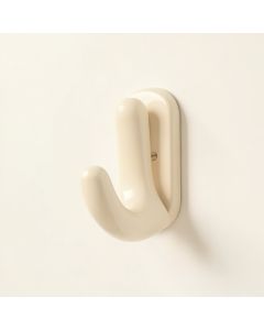 Sage Crest Wall-Mounted Robe Hook - Ivory (synthetic illustration; no displayed measurements)