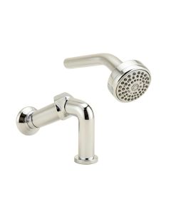 756 Exposed Two Valve Shower With Lever Handles And Shower Head In Chrome