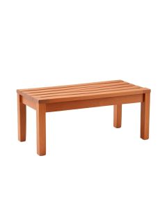 Maple Bend Indoor Bench - Terracotta (synthetic illustration; no displayed measurements)