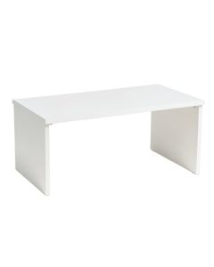 Shore Bend Desktop Monitor Riser - White (synthetic illustration; no displayed measurements)