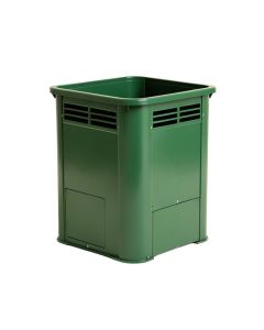 Hill Bend Closed Garden Compost Bin - Green