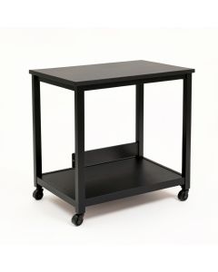 Pine Branch Empty Rolling Workshop Cart - Black (synthetic illustration; no displayed measurements)