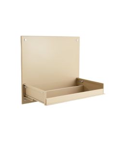 Olive Bluff Empty Wall-Mounted Tool Organizer Panel - Beige (synthetic illustration; no displayed measurements)