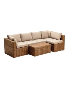 Connally 7 Piece Rattan Sectional Seating Group With Cushions (synthetic illustration; no displayed measurements)