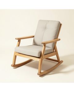 Ossu Outdoor Rocking Chair With Cushions (synthetic illustration; no displayed measurements)