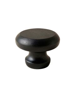 Oak Bend Cabinet Knob Without Packaging - Black