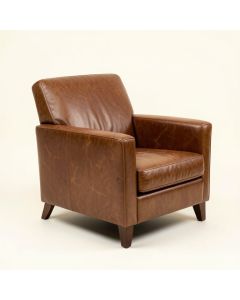 32 '' Wide Cowhide Armchair (synthetic illustration; no displayed measurements)