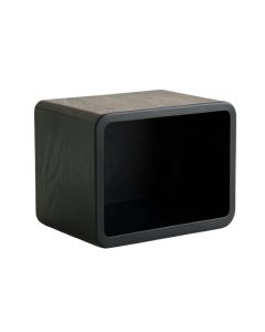 Fern Bend Low Toy Storage Unit - Black