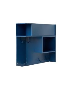Sage Dell Wall-Mounted Entryway Organizer Shelf - Blue