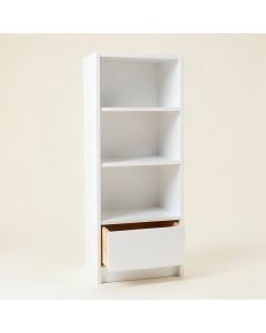 Ridge Bluff Narrow Cubby Tower - White (synthetic illustration; no displayed measurements)