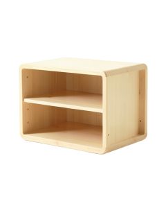 Flint Bend Low Toy Storage Unit - Ivory