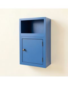 Heath Bend Wall-Mounted Entry Cabinet - Blue (synthetic illustration; no displayed measurements)