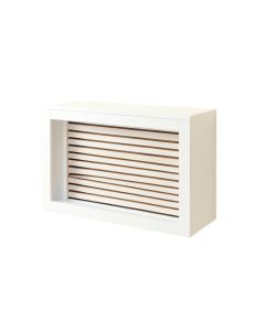 Pine Bluff Wall-Mounted Entry Cabinet - White