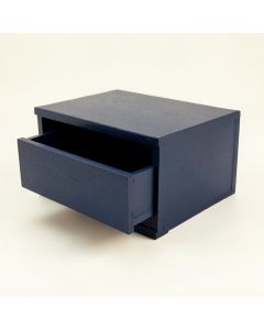 Alder Bluff Small-Parts Storage Drawer Cabinet - Navy (synthetic illustration; no displayed measurements)